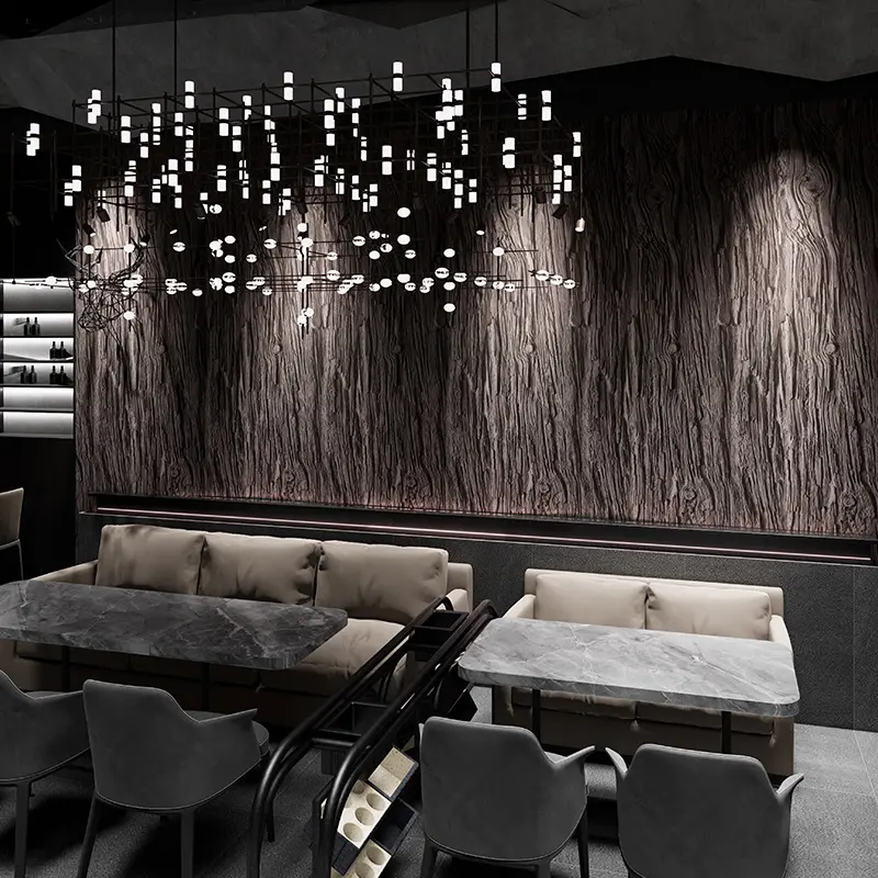 TEK Placa Tipo Tronco PU con Relieve (replica)