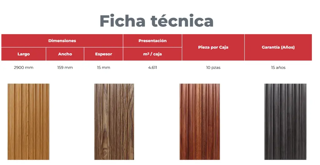 Tek Muro interior Tipo Lambrin Media Luna (caja)  (BAHIA)