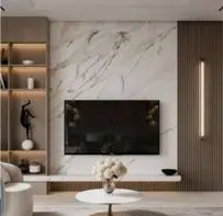 PVC Marmol 2.44x122x3mm (BLANCO CALATTA)