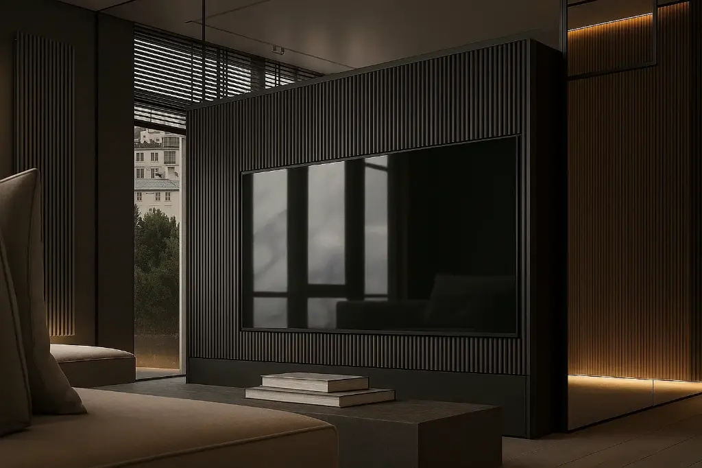 Q Premium Placa Mirror   (NEGRO)