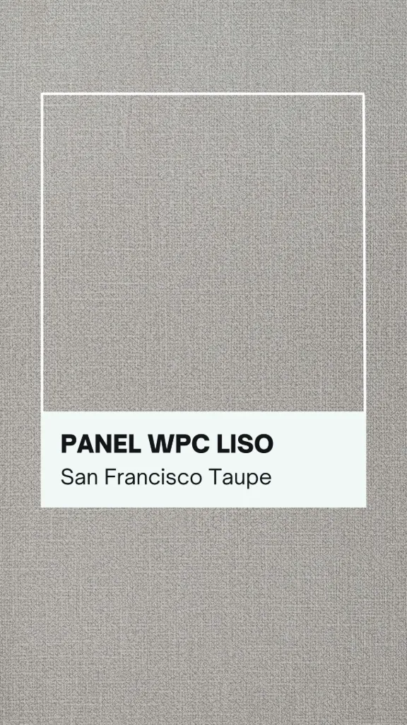 CAS Panel WPC Textil Liso San Francisco Taupe Caja