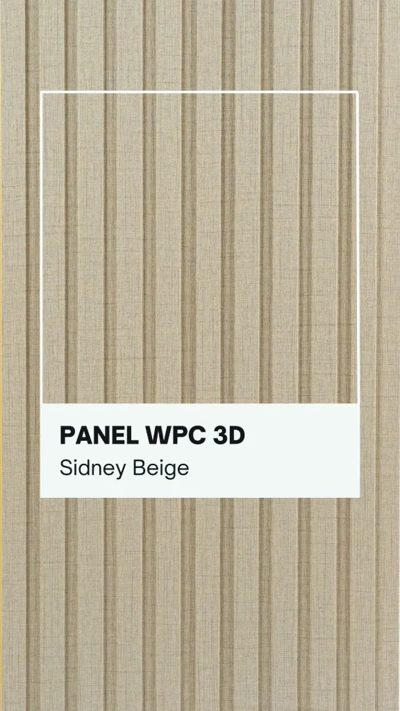 CAS Panel WPC 3D Sidney Beige Caja