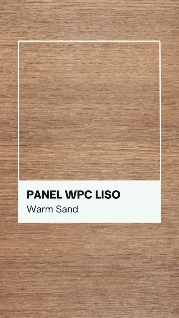 CAS Panel WPC Liso Warm Sand Caja