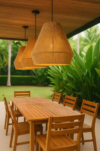 Lum/luminaria techo  artesanal