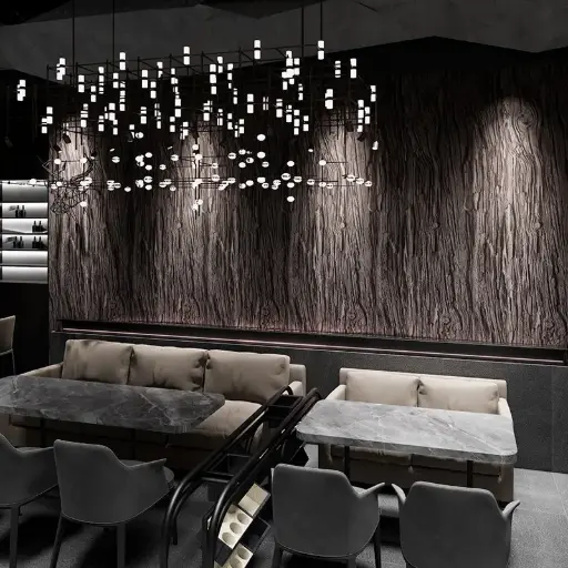 TEK Placa Tipo Tronco PU con Relieve (replica)